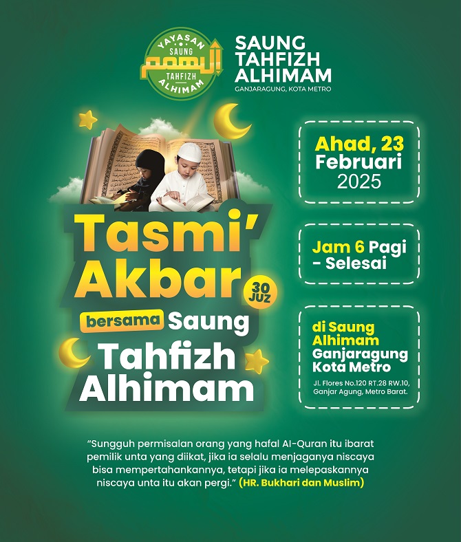 Tasmi' Akbar Bersama Saung Tahfizh Alhimam